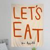 Bunte Linien Abstrakte FOOD und DRINK Tabelle Wandteppich Heimdekoration böhmische Dekoration Divination Wandbehang Heimdekor