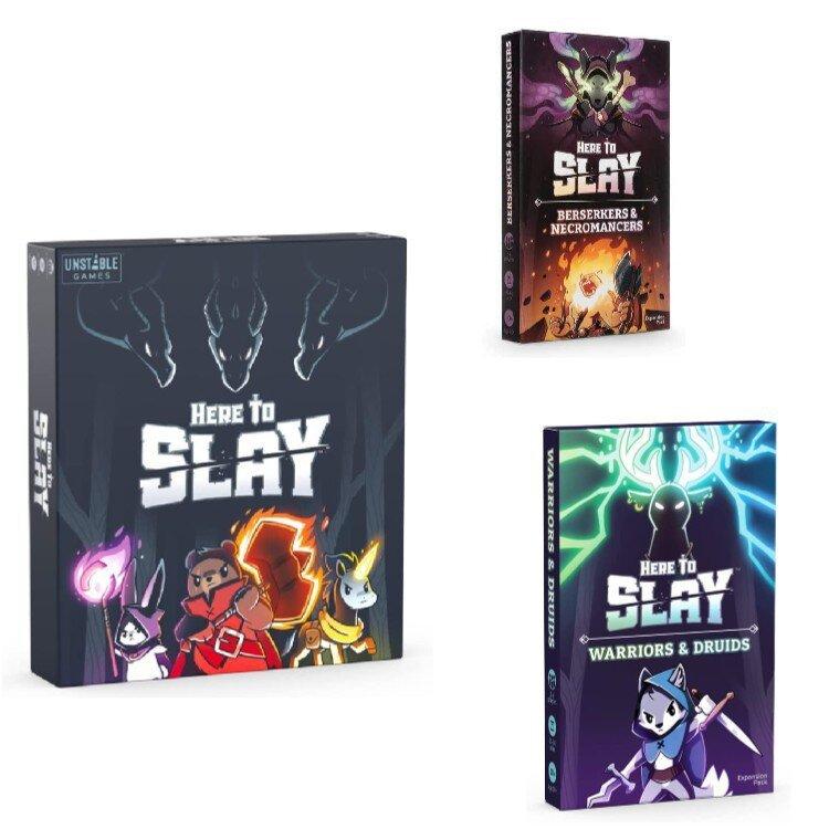 Here to Slay Expansion 2 | Family Party Card Game | Strategic Battle Cards | Fun for Adults & Teens