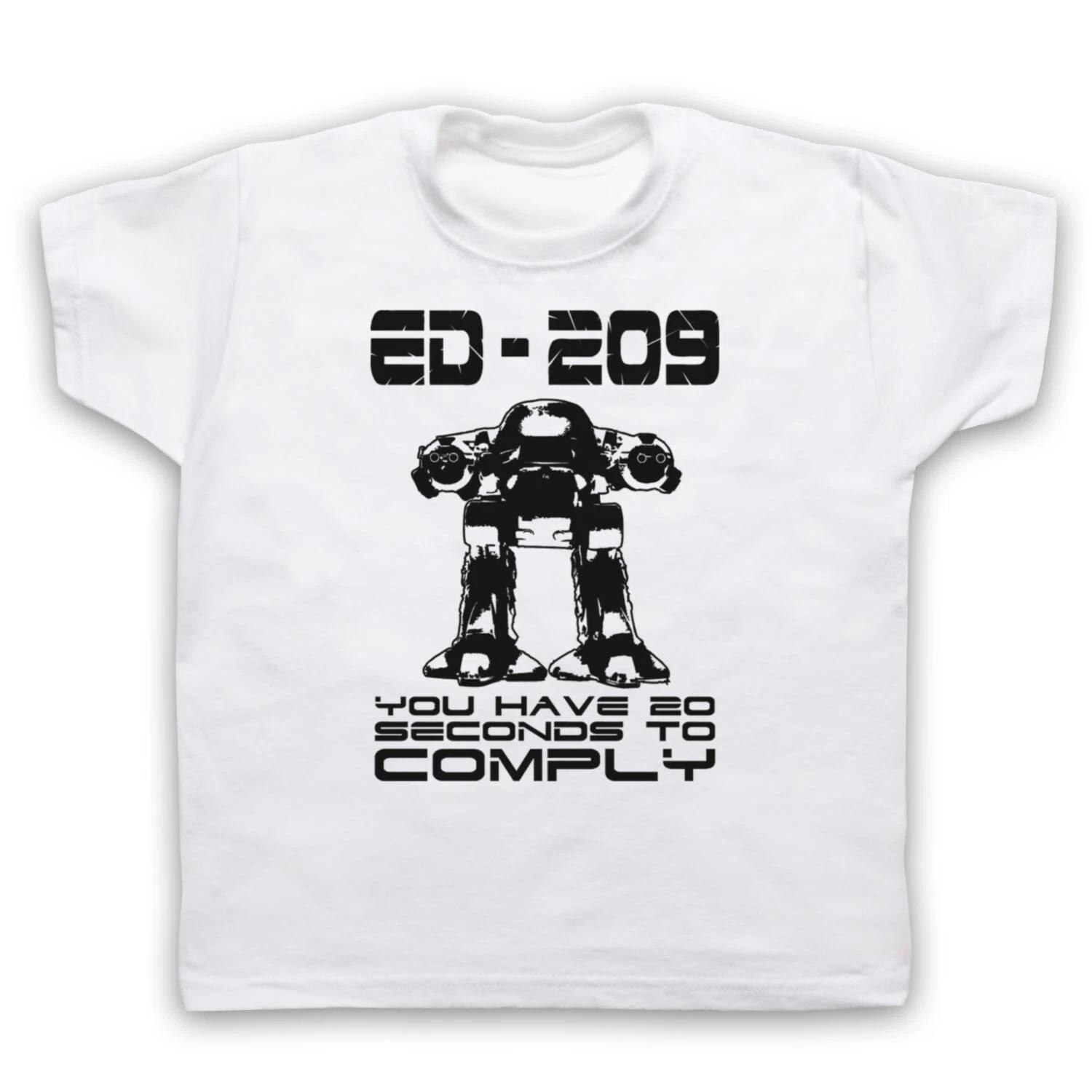 ED-209 20 SECONDS TO COMPLY ROBOCOP UNOFFICIAL SCI FI KIDS CHILDS T-shirt 110