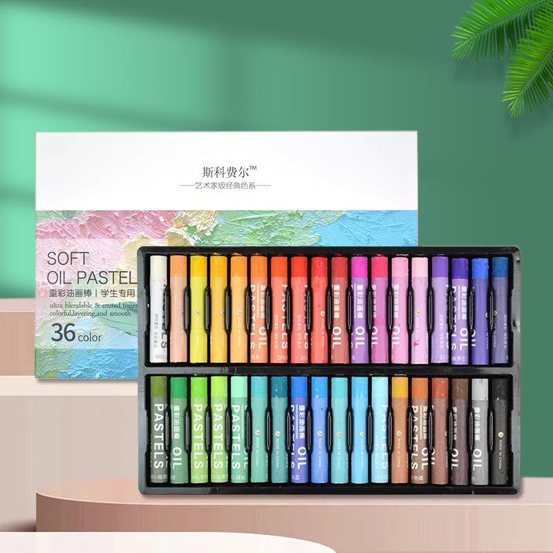 Professional Painting Soft Drawing Graffiti Art Crayons Washable Round Non Toxic Pastel Sticks for Artist,Kids,Student,Beginner