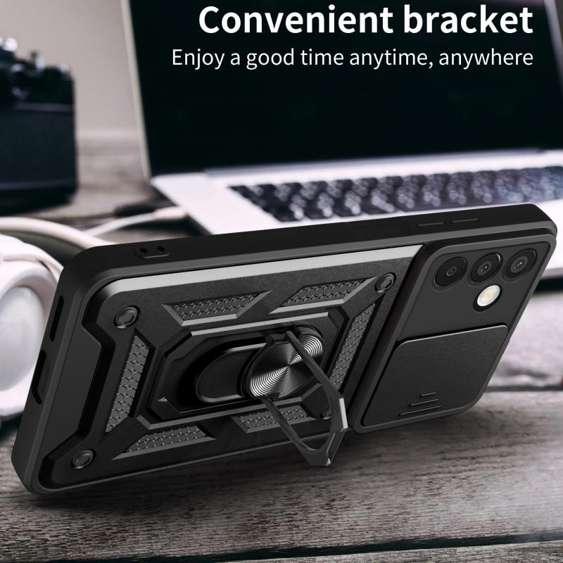 For Samsung Galaxy M55 M54 M53 M52 M51 M35 M15 M14 Magnetic Finger Ring Holder Military Protective Case