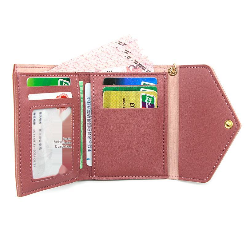 Trendy Women's Short Tassel Clutch with Card Holder & Coin Purse