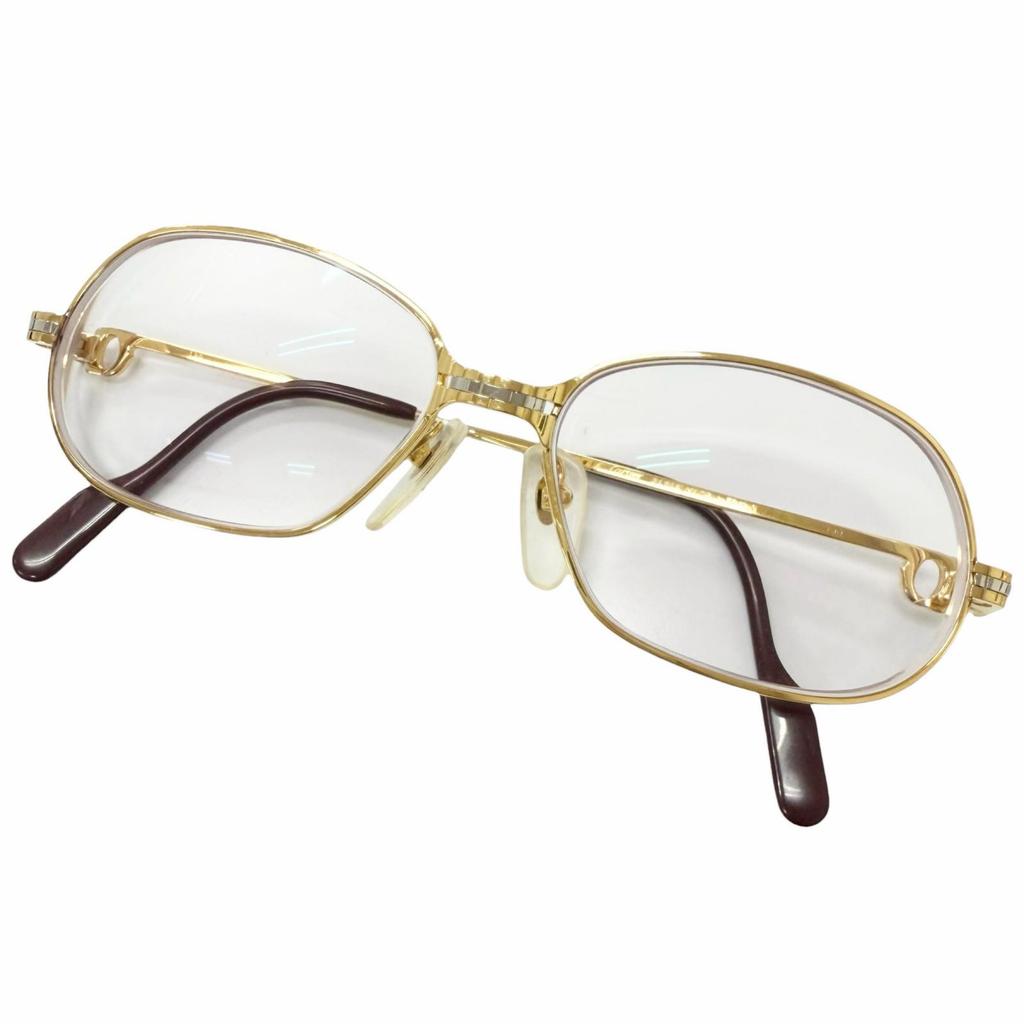 Very Good Cartier Glasses Mailon PANTHERE gold mens Used