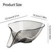Multi Purpose Vegetable Draining Basket Fruit Washing Basket Multi Functional Drain Basket Fruit Colander for Kitchen
