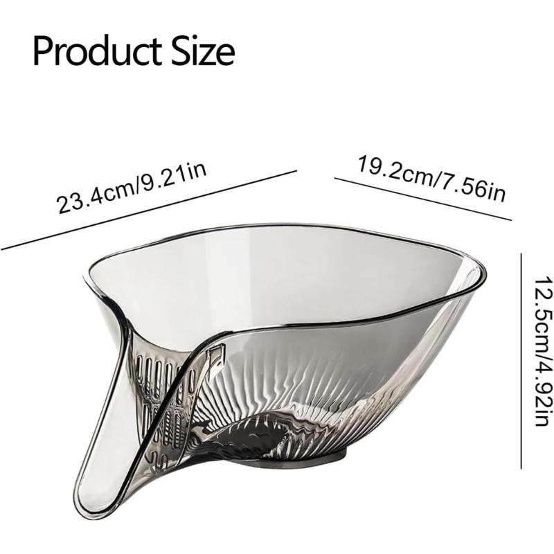 Multi Purpose Vegetable Draining Basket Fruit Washing Basket Multi Functional Drain Basket Fruit Colander for Kitchen