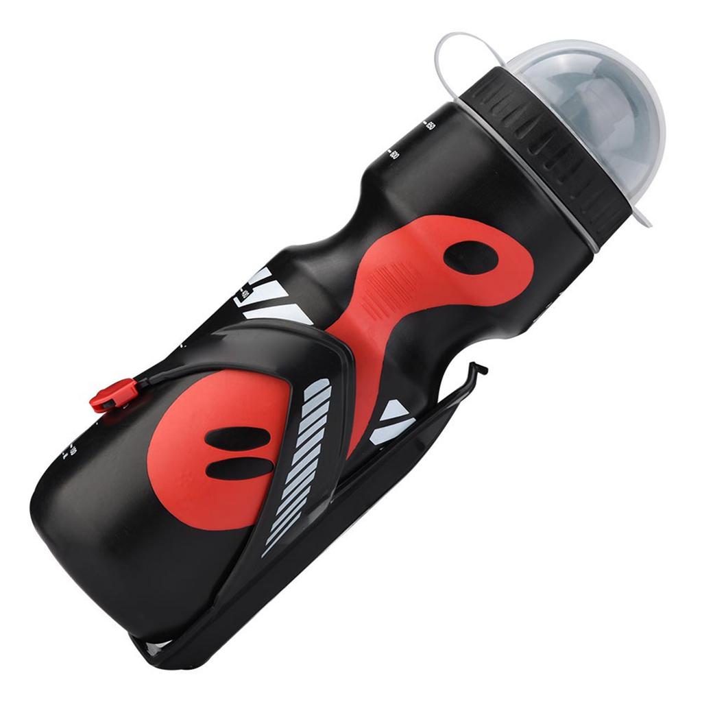 650ml Water Bottle with Bicycle Holder Cage Bracket for Cycling Mountain Bikes