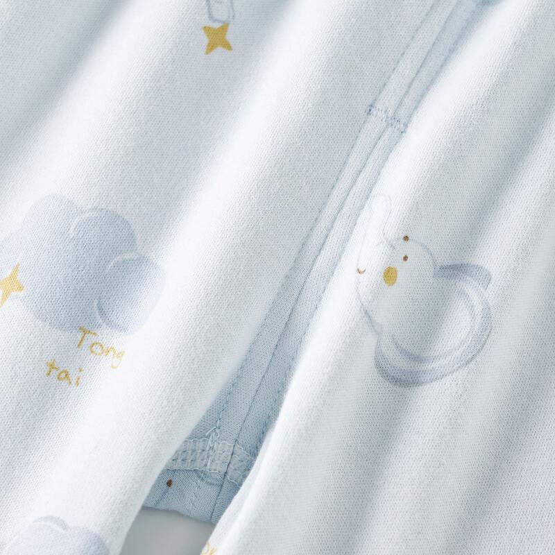 TONGTAI Baby Pure Cotton High-Waist Thermal Pajama Set
