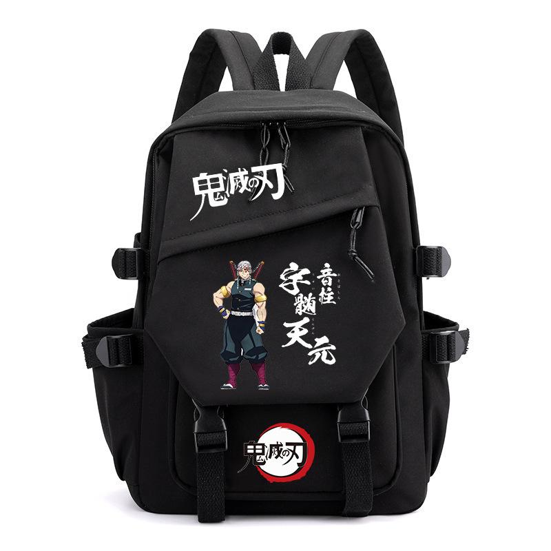 Japan Cartoon Comics Demon Slayer Instagram Backpack, Japanese Retro Style, Large Capacity Student Backpack 0016 KTB
