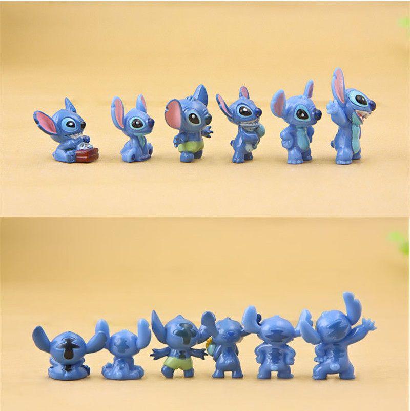 Disney Lilo Stitch 12 Pcs Action Figures Collection Set Adorable Ornament For Kids And Fans Of The Cartoon!