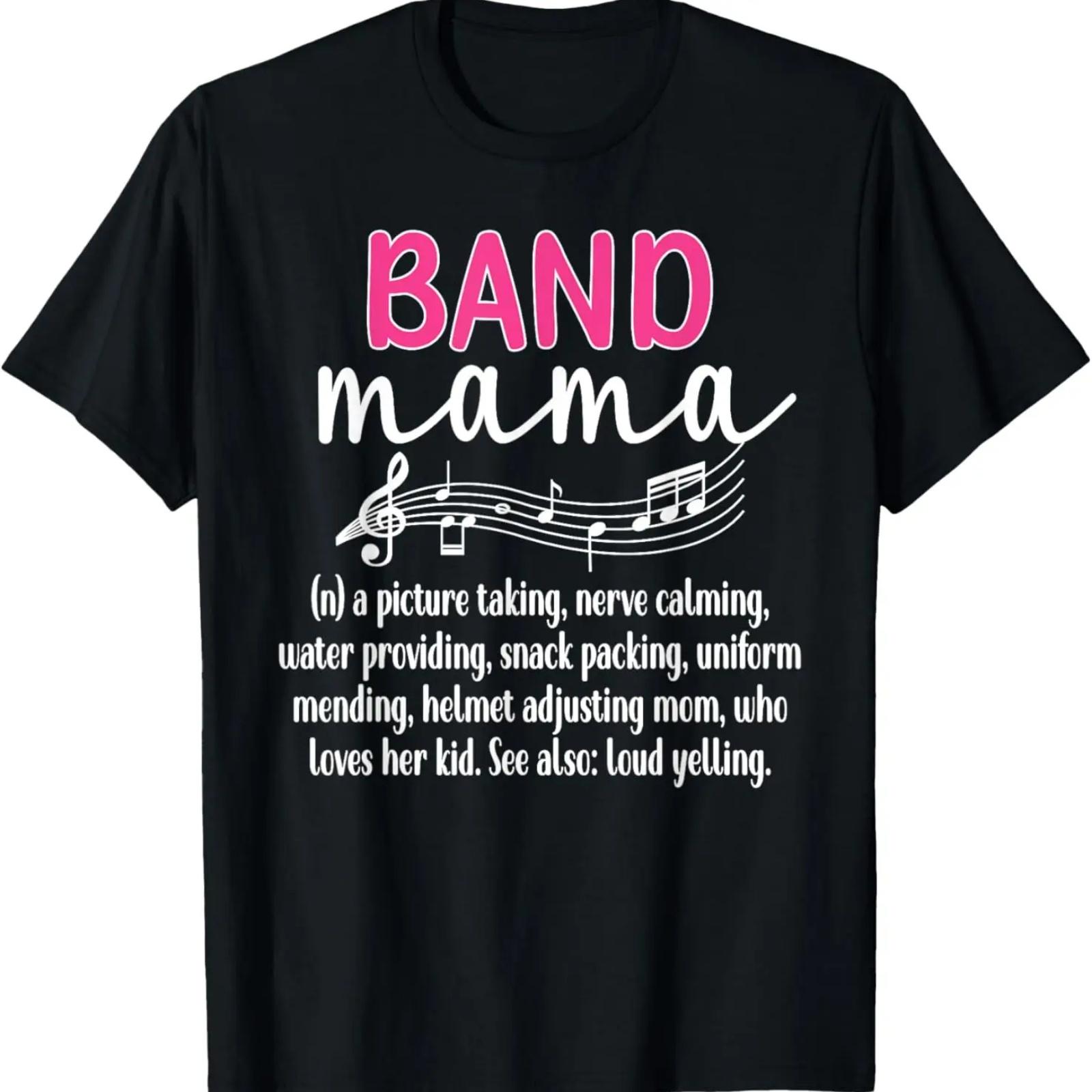 

Marching Band Mama Proud Marching Band Mother T-Shirt XXXXXL чёрный