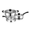 Thickened Stainless Steel 3-Piece Cookware Set