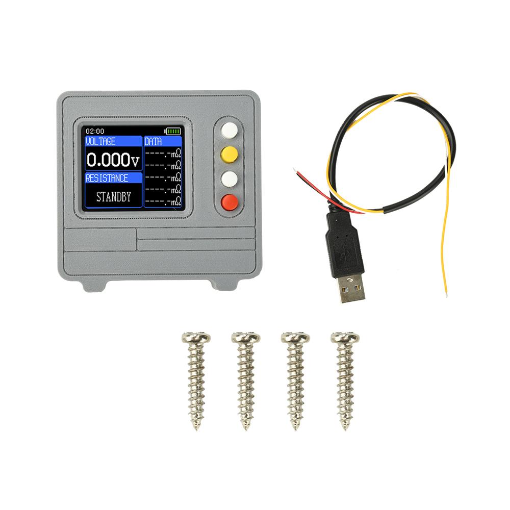 TV607 DC 5V Internal Resistance Tester, 1.77-inch TFT colour screen display, 4-wire AC electronic load tester