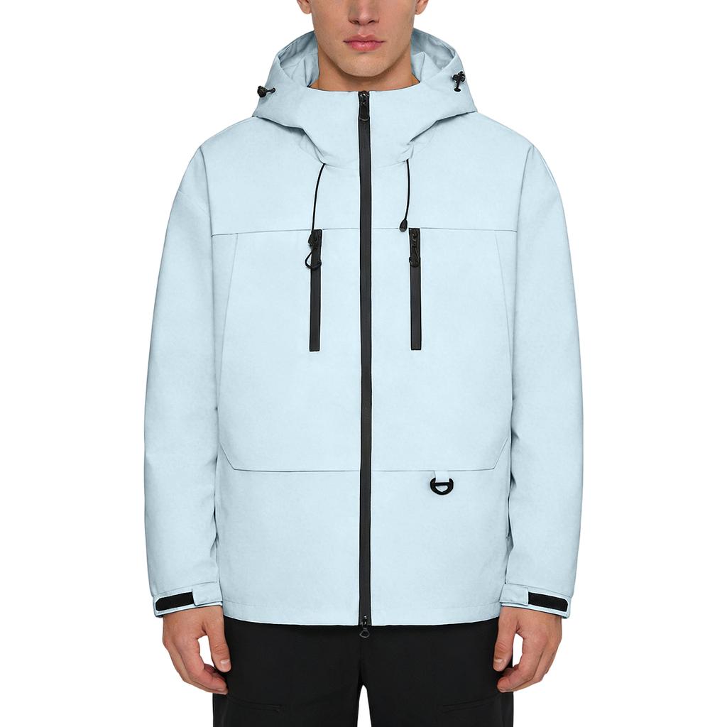 Unisex Loose-fitting Hooded Windbreaker