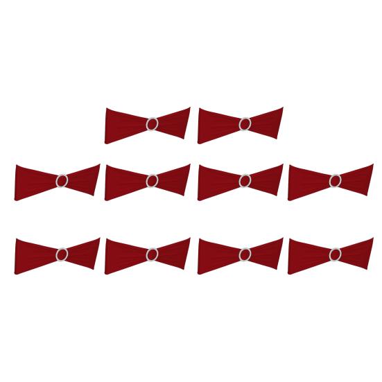 10Pcs Chair Back Flower Elastic Wrinkle-Resistant Chair Cover No-tie Chair Back Sleeve Hotels Weddings Decor