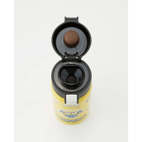 Skater Thermal/Cold Vacuum Double Structure Direct Drinking Stainless Steel Mug Bottle One Touch Open 350ml Minions STOT3-A