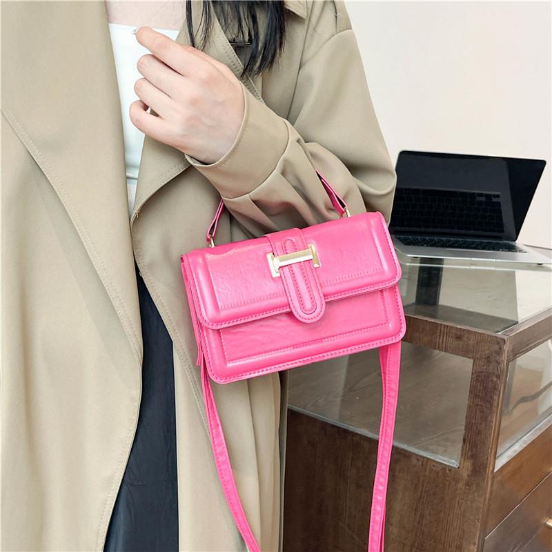 Stylish And Simple Single Shoulder Pu Crossbody Bag Perfect For Fall Fashion Trends