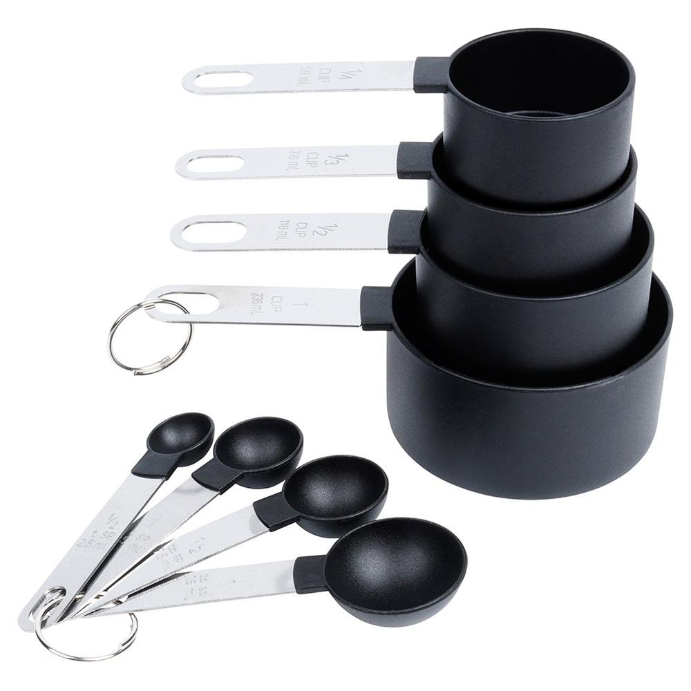 8x Miarki Kuchenne Kubki Łyżki do Odmierzania Produktów Spożywczych