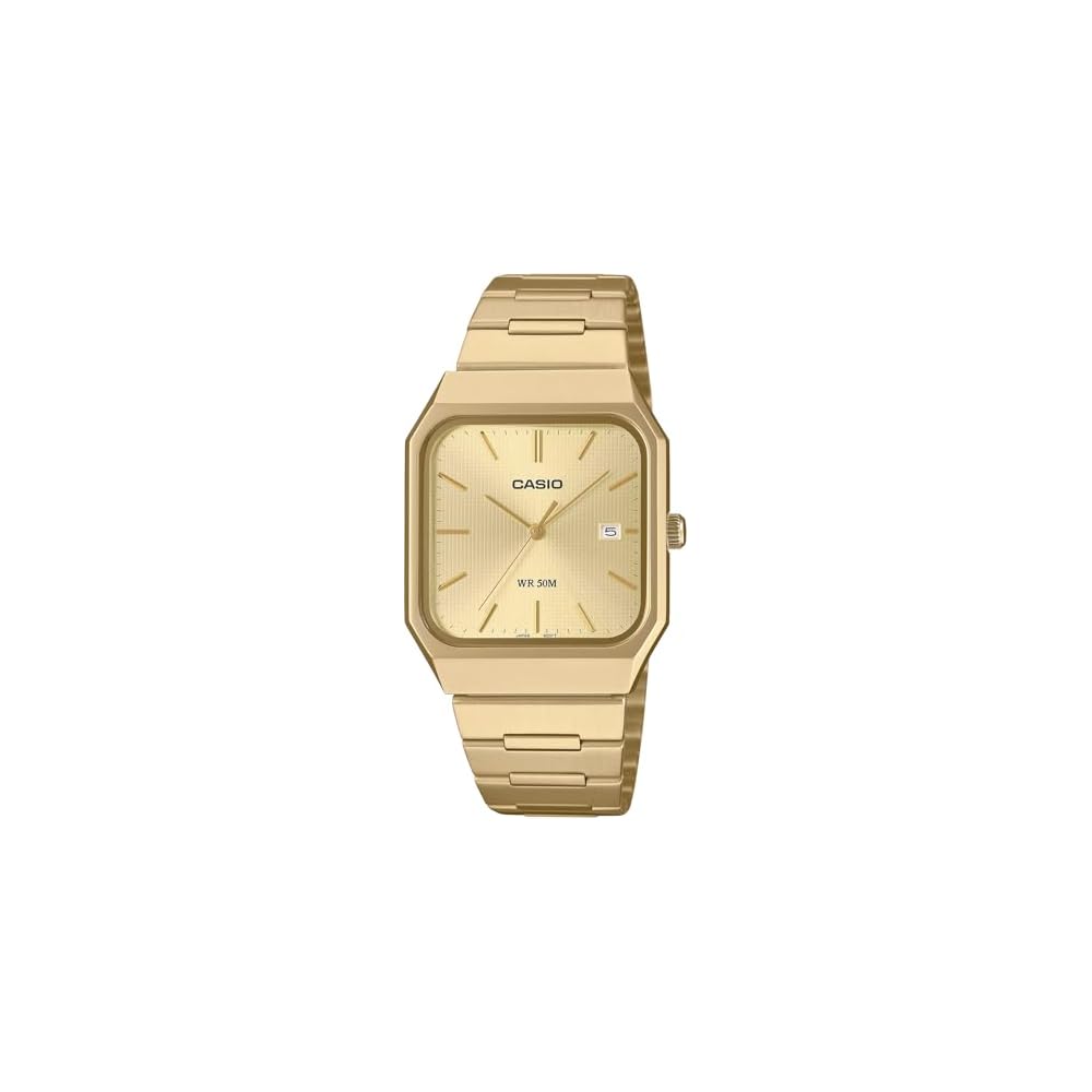 Casio Standard Analog Quartz Men s Watch MTP-B185G-9AV Gold Overseas Model