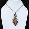 Sun Sitara Pendant Copper Wire Wrapped Gemstone Pendant Handmade Designer Pendant Very Pretty Copper Jewelry Gift For Him Pendant For Women
