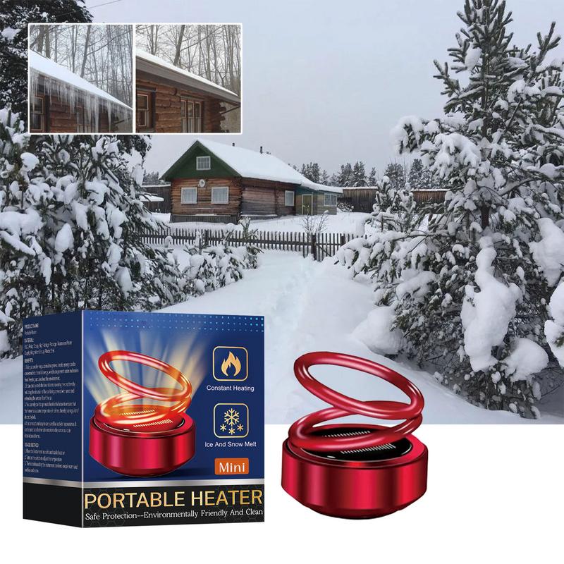 Auto-Entfroster Rotierender Doppelring Autoheizung Entfeuchter Solarbetriebene Auto-Luftheizung Aromatherapie-Diffusor Für SUV Wohnmobil Limousine Sport