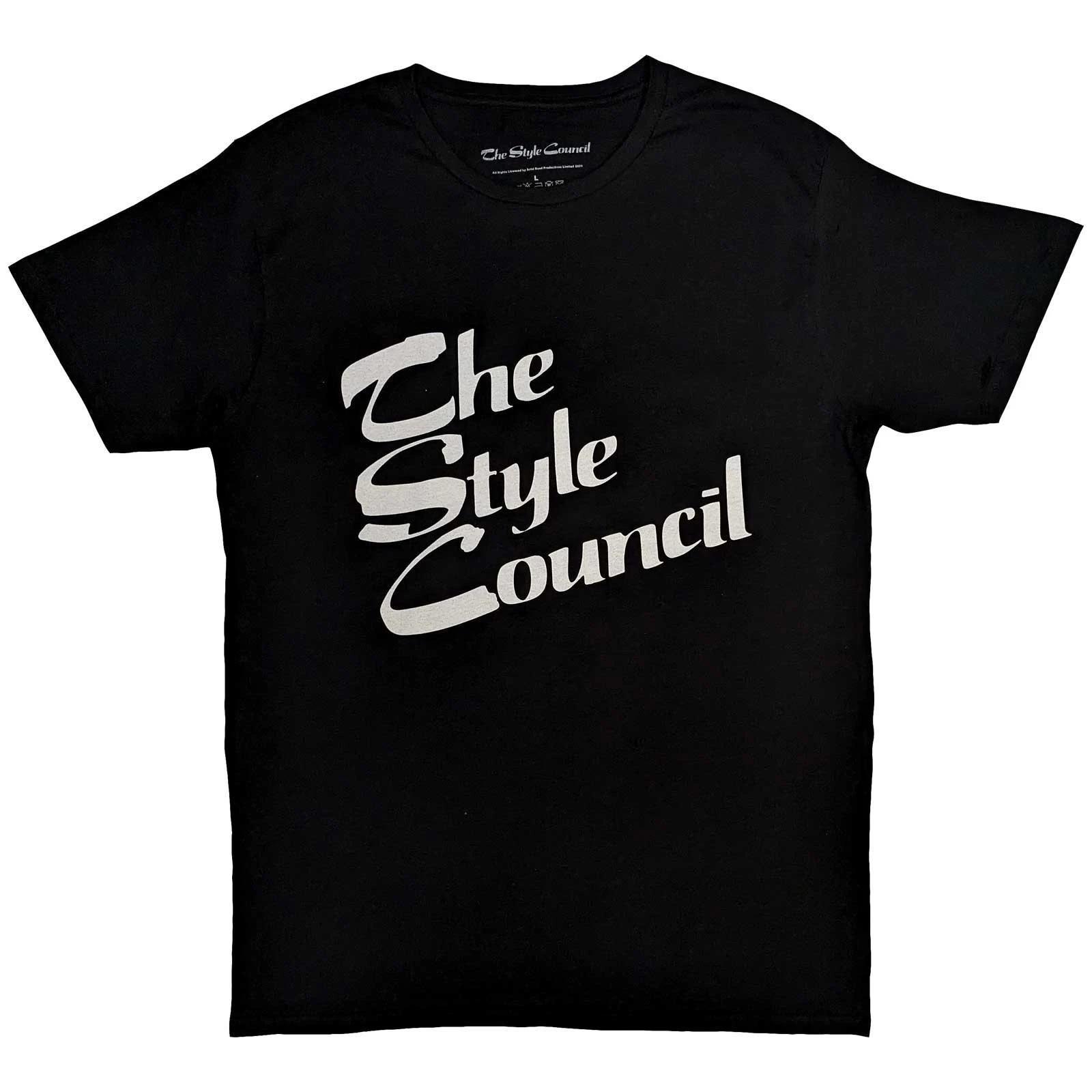 Футболка The Style Council: Официальный НОВЫЙ логотип с наложением XL