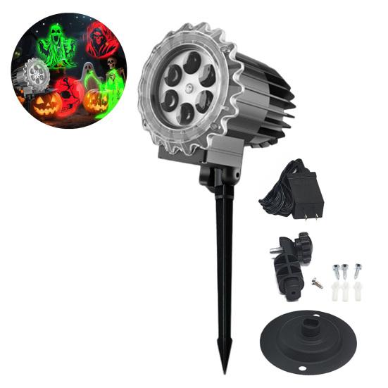 Halloween Projector Light Rotating Snow Falling Projector Lamp Waterproof Easy Installation Indoor Outdoor Holiday Night Light Projector
