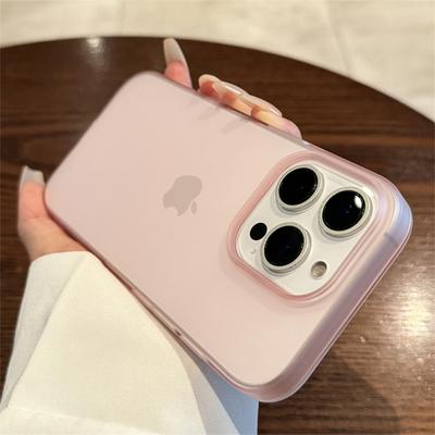 Soft Matte Candy Transparent Phone Case For iPhone 17 16 15 14 Pro Max Plus 13 12 11 XR Shockproof Silicone Bumper Cover