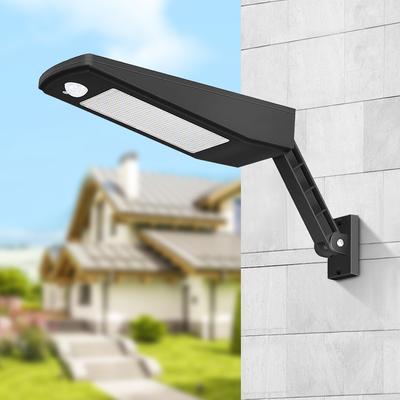 High Quality Solar Rechargeable LED Outdoor Light PIR Motion Sensor Garden Wall Courtyard Street Yard Patio Porch Night Lamp