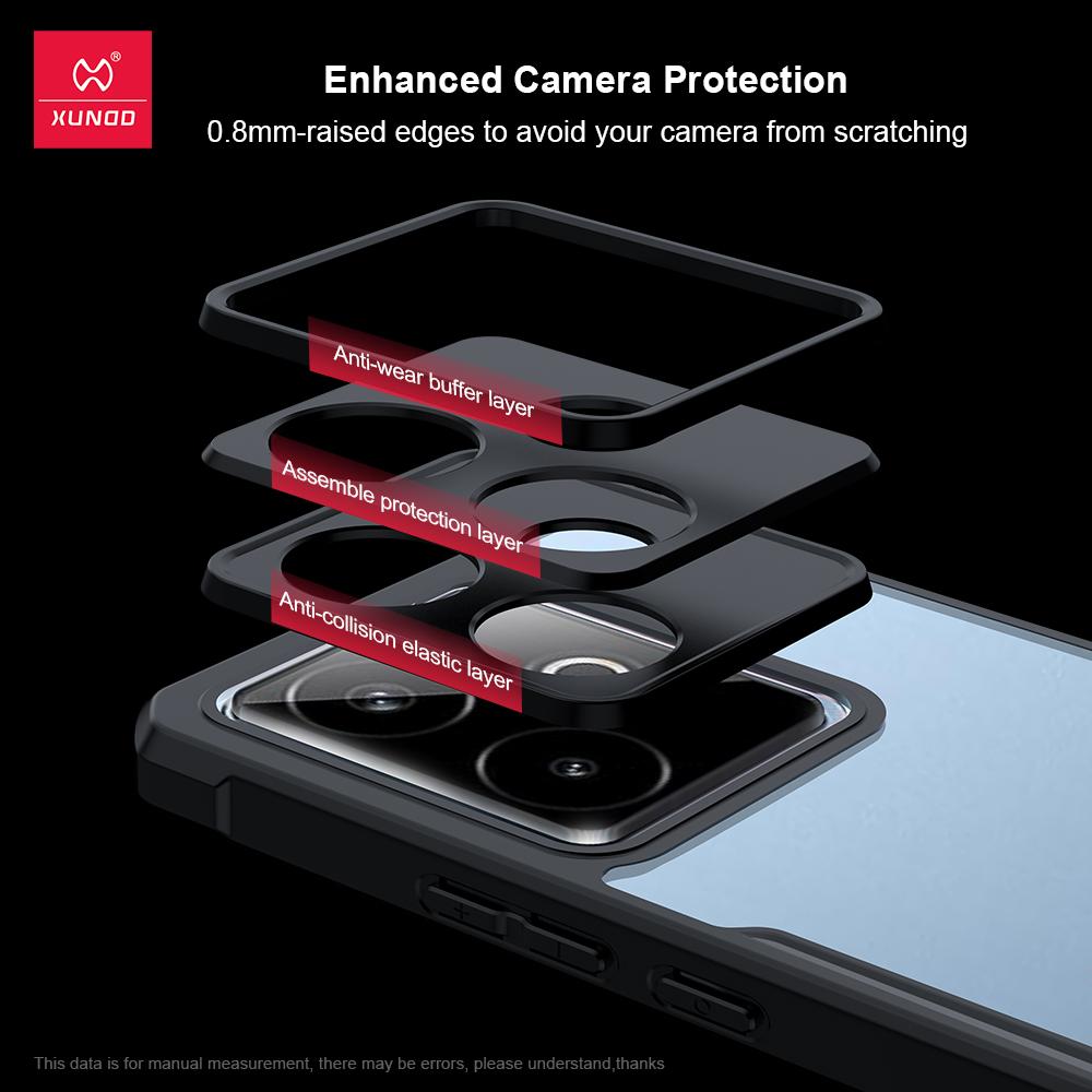Xundd For Realme GT 7 Case For Realme GT 7 T Transparent Phone Cover Shockproof Bumper Protective Shell Cases Luxury Casing