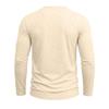 Men's Long Sleeve V-Neck Shirt Casual Base Layer Top for Everyday Wear
