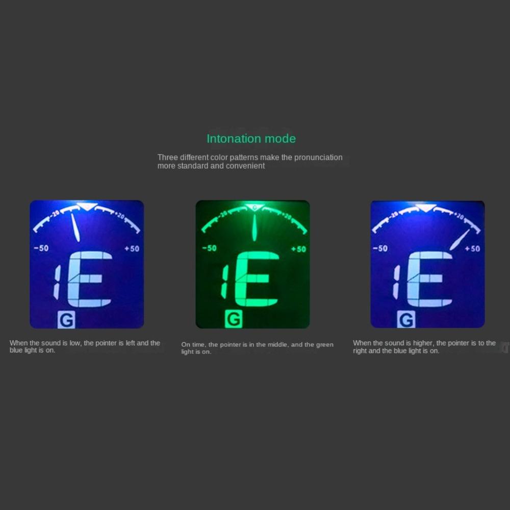 Chromatic Acoustic Guitar Tuner Rotatable Digital Guitar Tuner Electric Digital Tuner  Ukulele