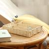 Woven Storage Baskets Desktop Sundries Storage Box Paper Rope Woven Toy &Snack Storage Bin Cosmetics Organizer Home Decorative