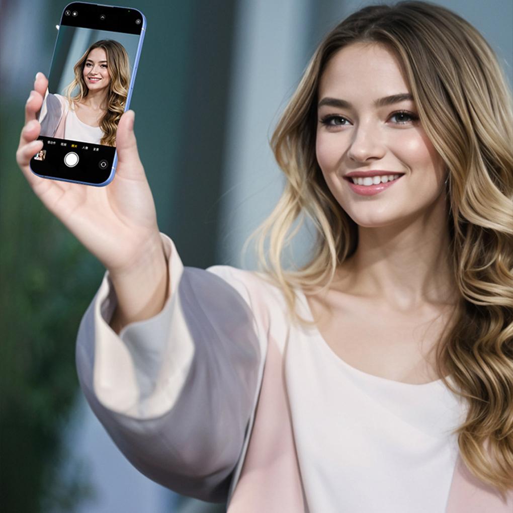 Magnetic Phone Selfie Monitor Screen Rear Selfie Display Screen Device for Smartphone Rear Camera Selfie Vlog Live Stream