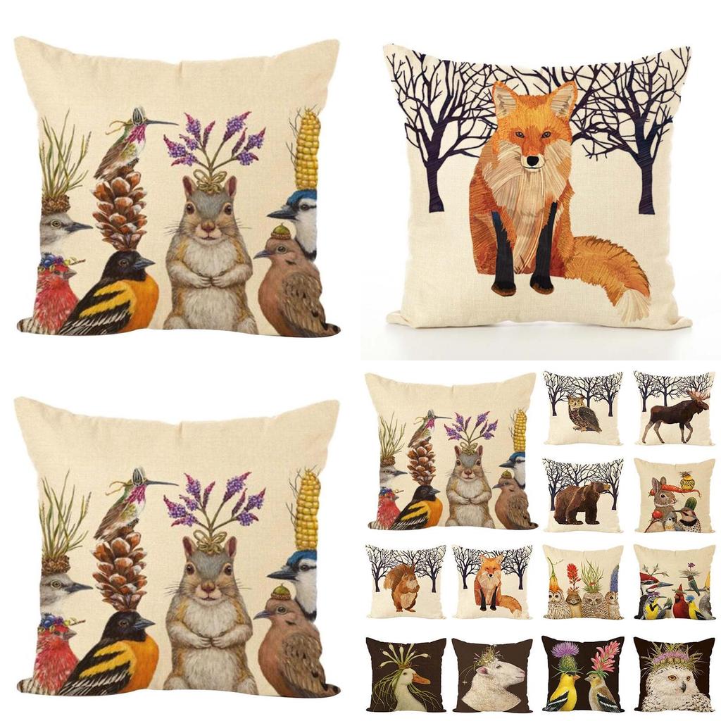 Luxurious 17.7" Animal Print Cushion Cover Adds Elegance To Any Sofa Or Car Interior