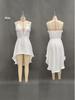 European and American Summer Sexy Spaghetti Strap Solid Color Women's Off-the-Shoulder Beach Irregular Mini Skirt