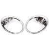 For Toyota Prado FJ150 FJ 150 2014 2015 2016 2017 Car Styling ABS Chrome Front Fog Lights Decoration Lamp Frame Cover Trim