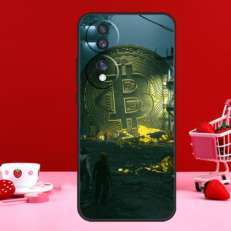 Bitcoin BTC For Honor Magic 7 6 5 8 Pro Case For Honor 400 200 50 70 90 Lite X8c X8b X9a X9b X9c X9d Win