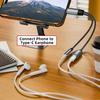 UC-030-TC002 USB-C to 3.5mm Audio Adapter + 100W PD Charging Cable for Laptops/Tablets/Phones