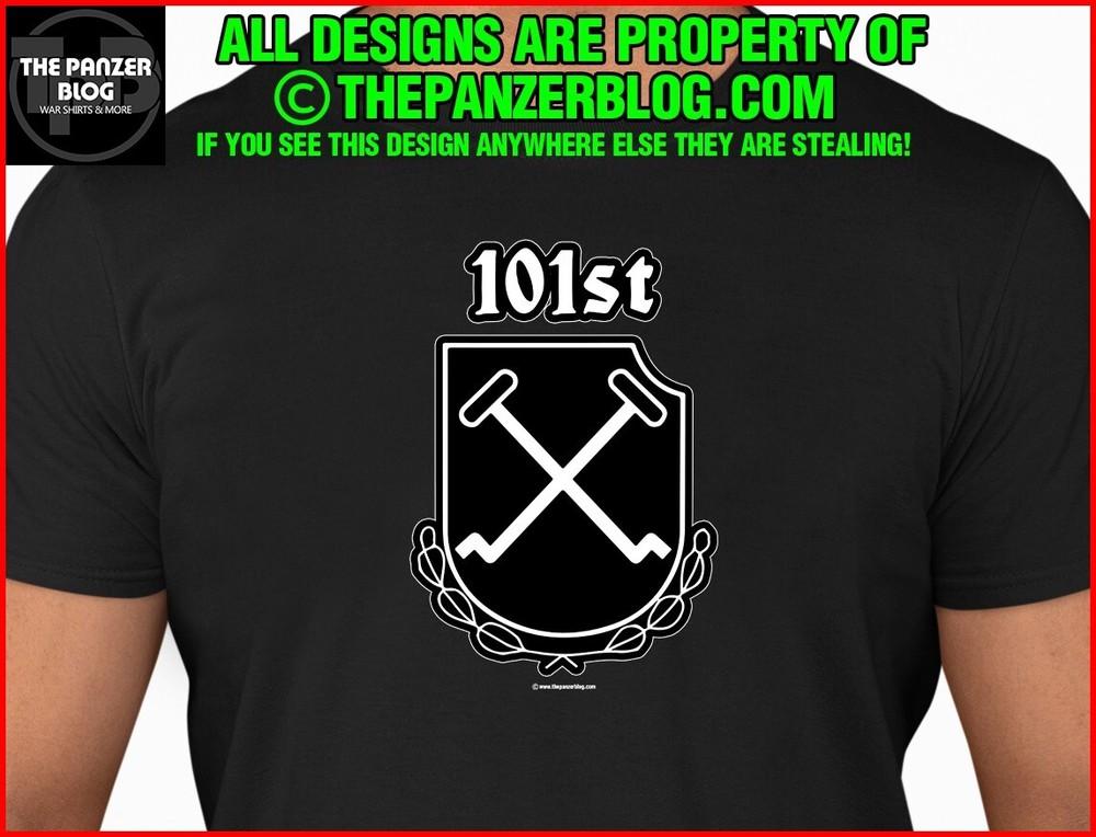 

101st Panzer Division T-Shirt WWII German Tank Unisex T-Shirt XXXL
