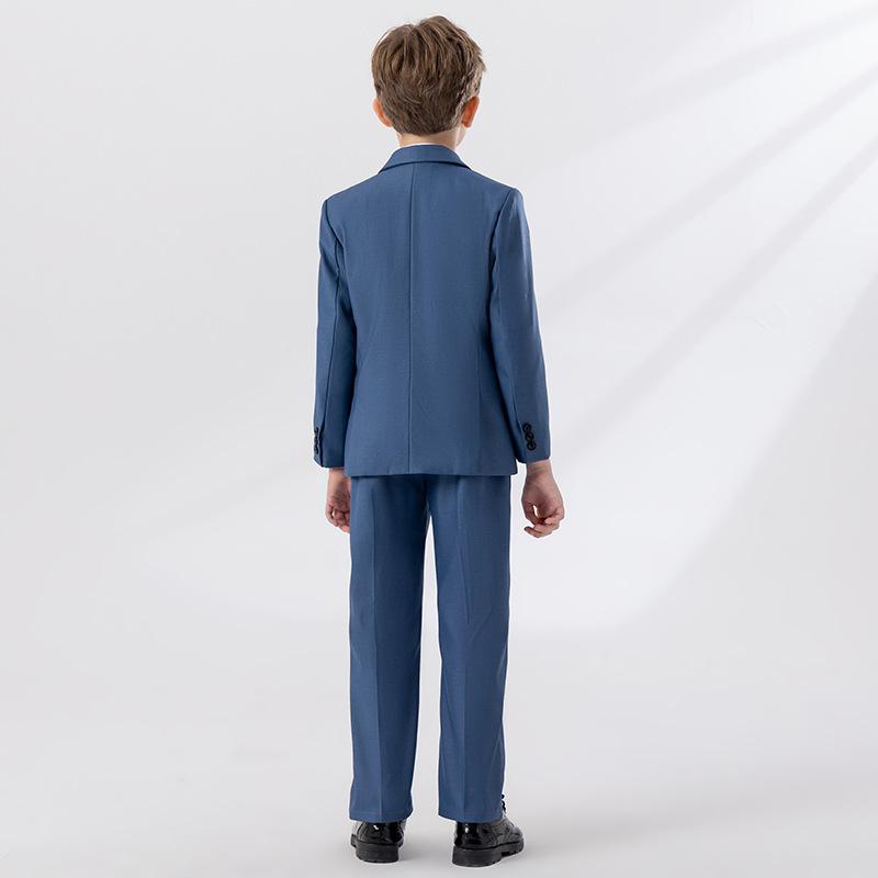 Bambini Ragazzi Bianco Blazer Gilet Pantaloni Bambini Matrimonio Ballo Vestito Bambino Ragazzo Elegante Vestito Festa