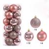 24Pcs 3/4/6CM Christmas Balls Hanging Christmas Tree Pendant Ornaments for Party Decor New Year Navidad Gifts 2026 Accessories