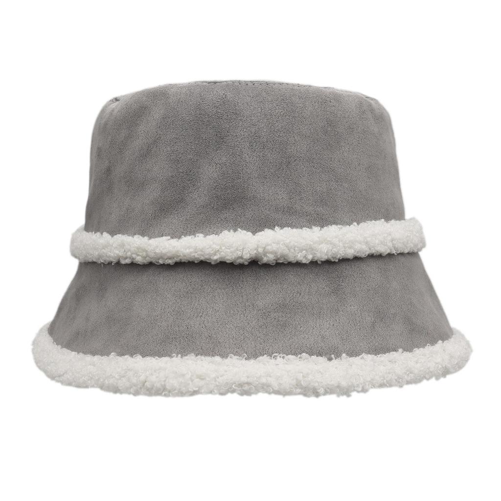 Women's Plush Fisherman Hat - New Autumn/Winter Style, Small Fragrance, Warm and Elegant