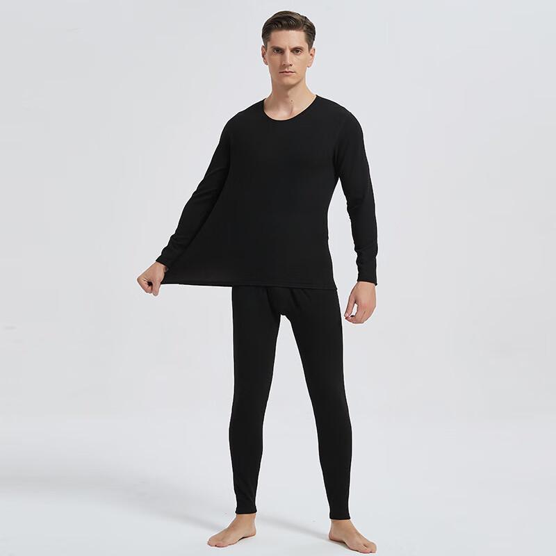 Мужской теплый шелковый комплект термобелья Muqingqing XL
