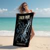 1pc Linkin Park1 Beach Towel, Comfortable and Thick, and Swimming/Bath/Picnic/Camping Towel, Suitable for Seaside Beaches