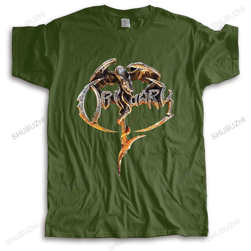 Cotton O-Neck Customised T-shirt OBITUARY Obituary T Shirt Cool Funny Tee-Shirt Unisex High Quality Fashion Tees