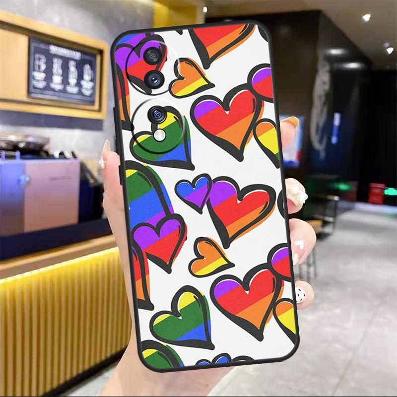 LGBT Pride Rainbow For Honor Magic 5 6 7 8 Pro Case For Honor Win RT 50 70 90 200 400 Lite X8c X8b X9b X9c X9d