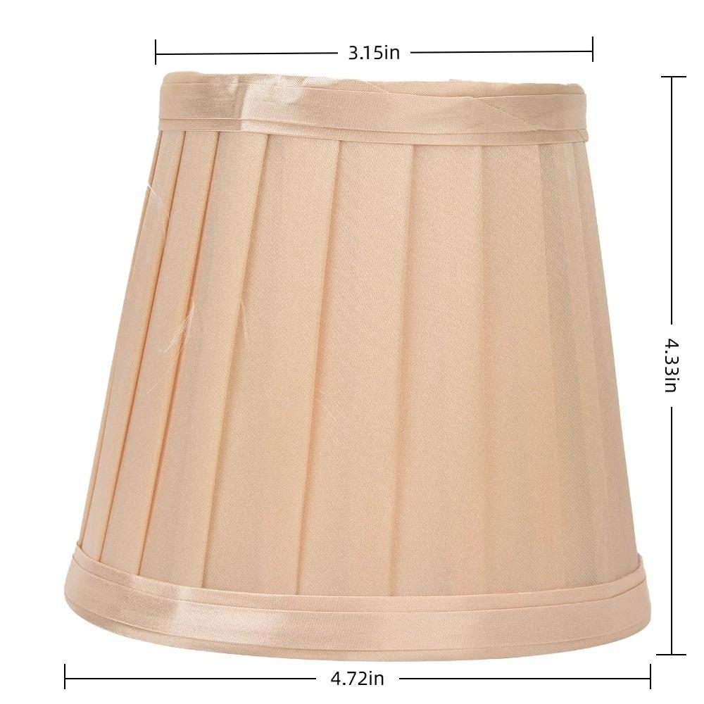 2PCS Lightweight Small Lamp Shades Clip On Design Modern Simple Lampshade Lamp Shades Bedroom