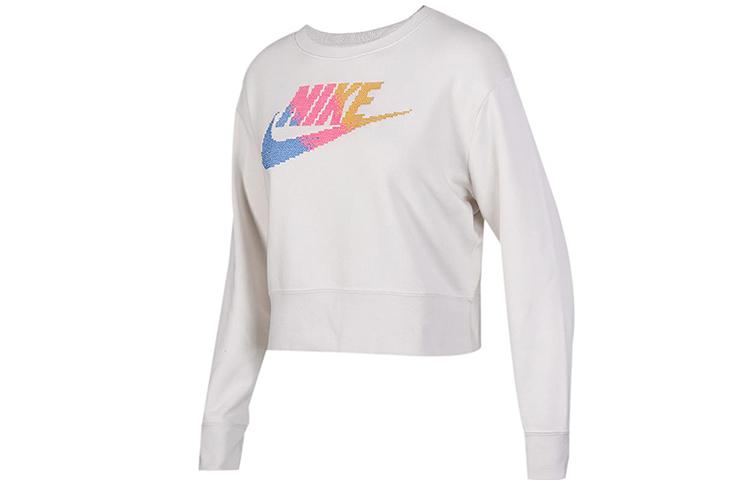 Nike Sweatshirt Women s Phantom Gray White BV2801-030 XXL