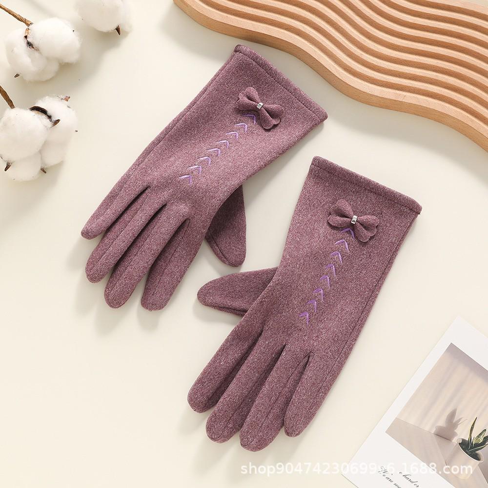 Unisex Winter Rabbit Plush Fleece Gloves - Thick, Windproof, Coldproof, Touchscreen-Ready for Outdoor Cycling