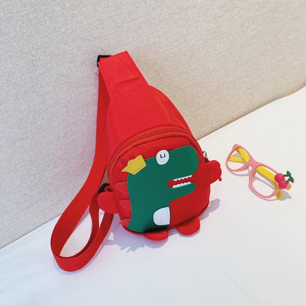 Children's Cute Dinosaur Crossbody Chest Bag - Casual Single Shoulder Backpack